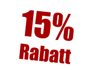 15% Rabatt